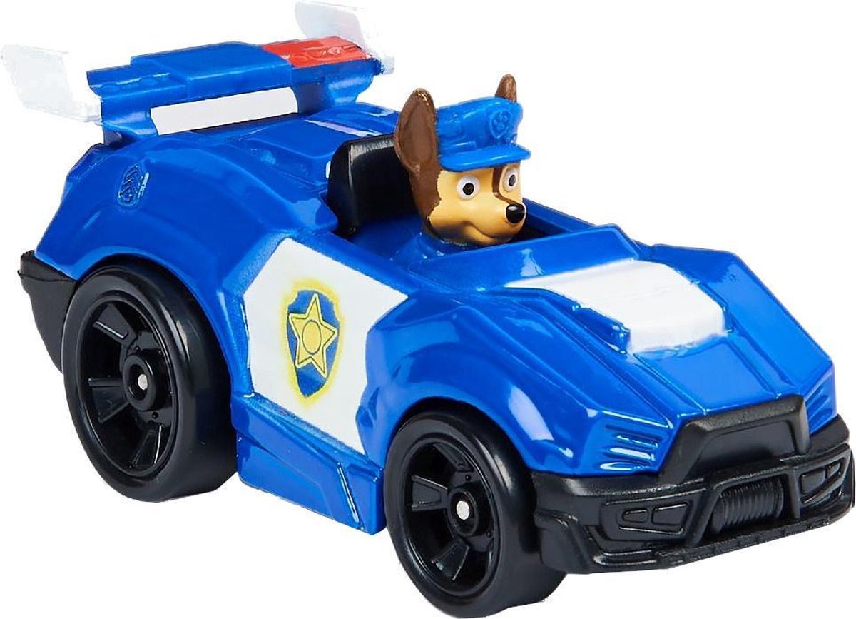 Nickelodeon Voertuig Paw Patrol Chase Junior 1:55 Staal Blauw