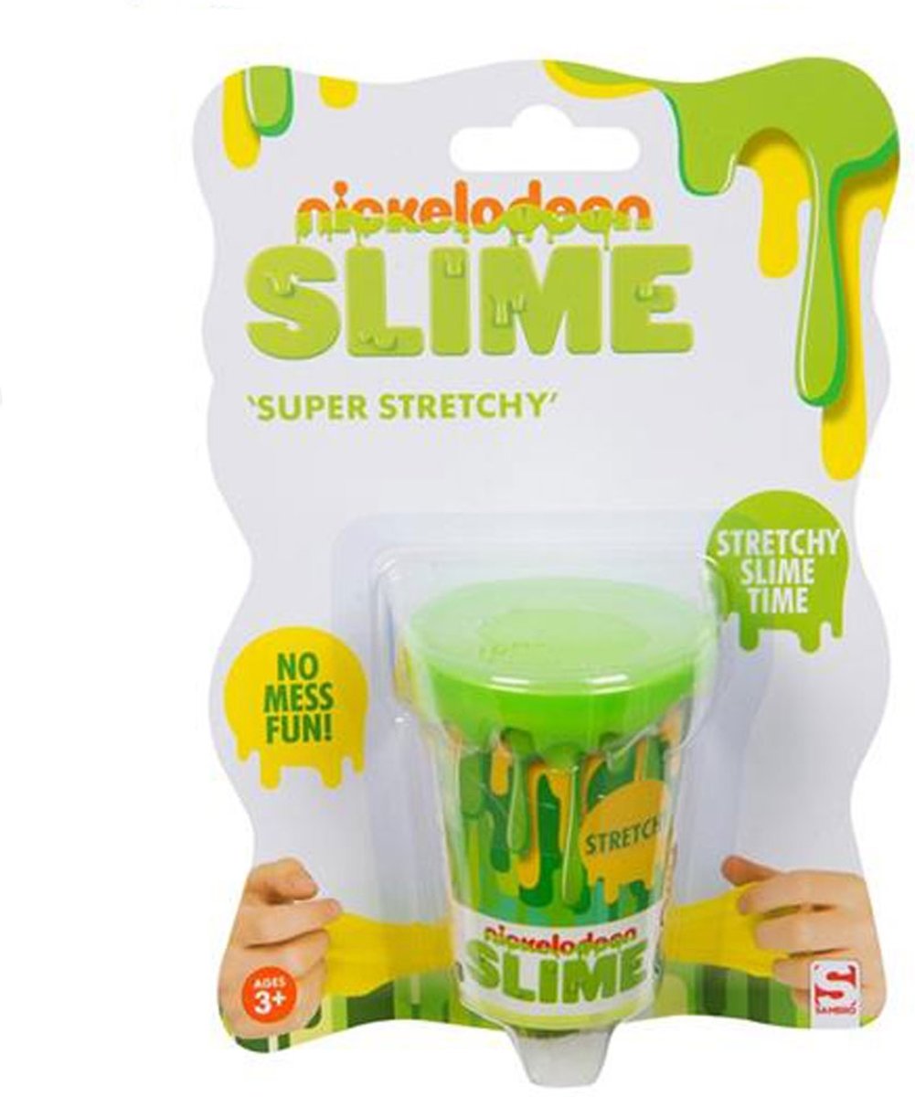 Nickelodeon slijm original mega stretchy small geel