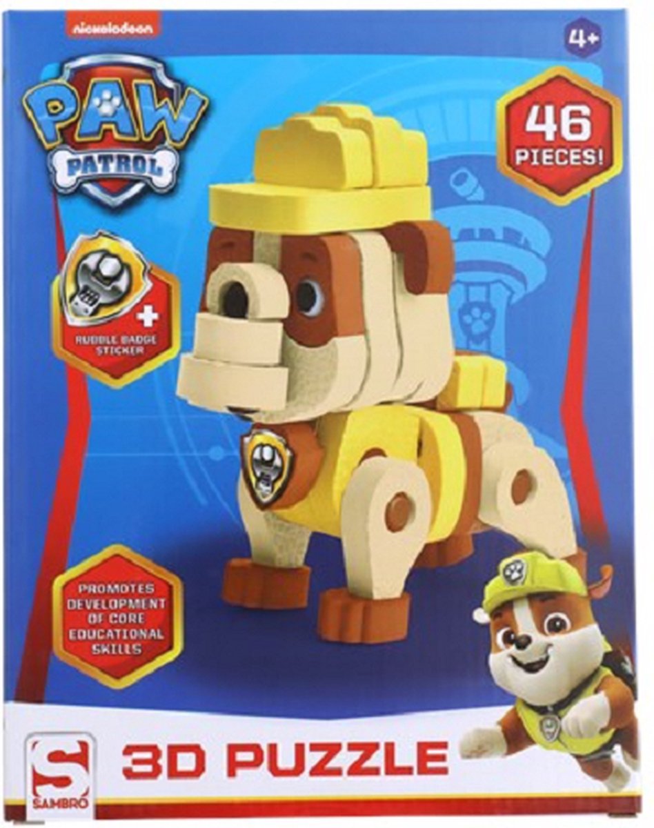 Paw Patrol - 3D Puzzel - 46 Stukjes