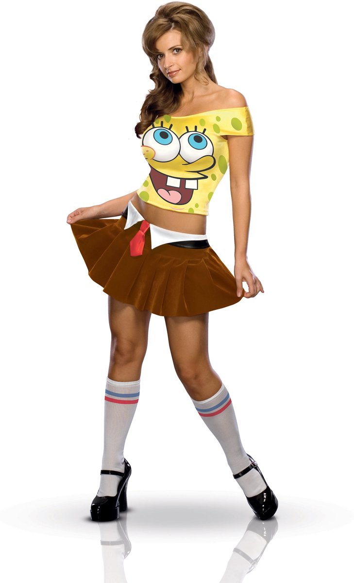 Sexy SpongeBob �Kostuum voor dames - Verkleedkleding - Medium