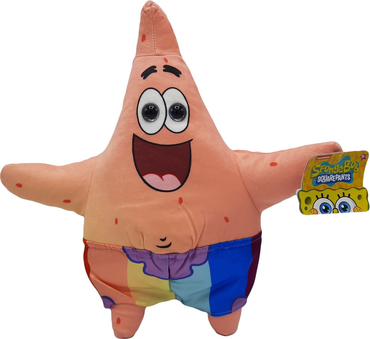 Spongebob - Patrick Ster - Rainbow - Knuffel - Pluche - 35 cm