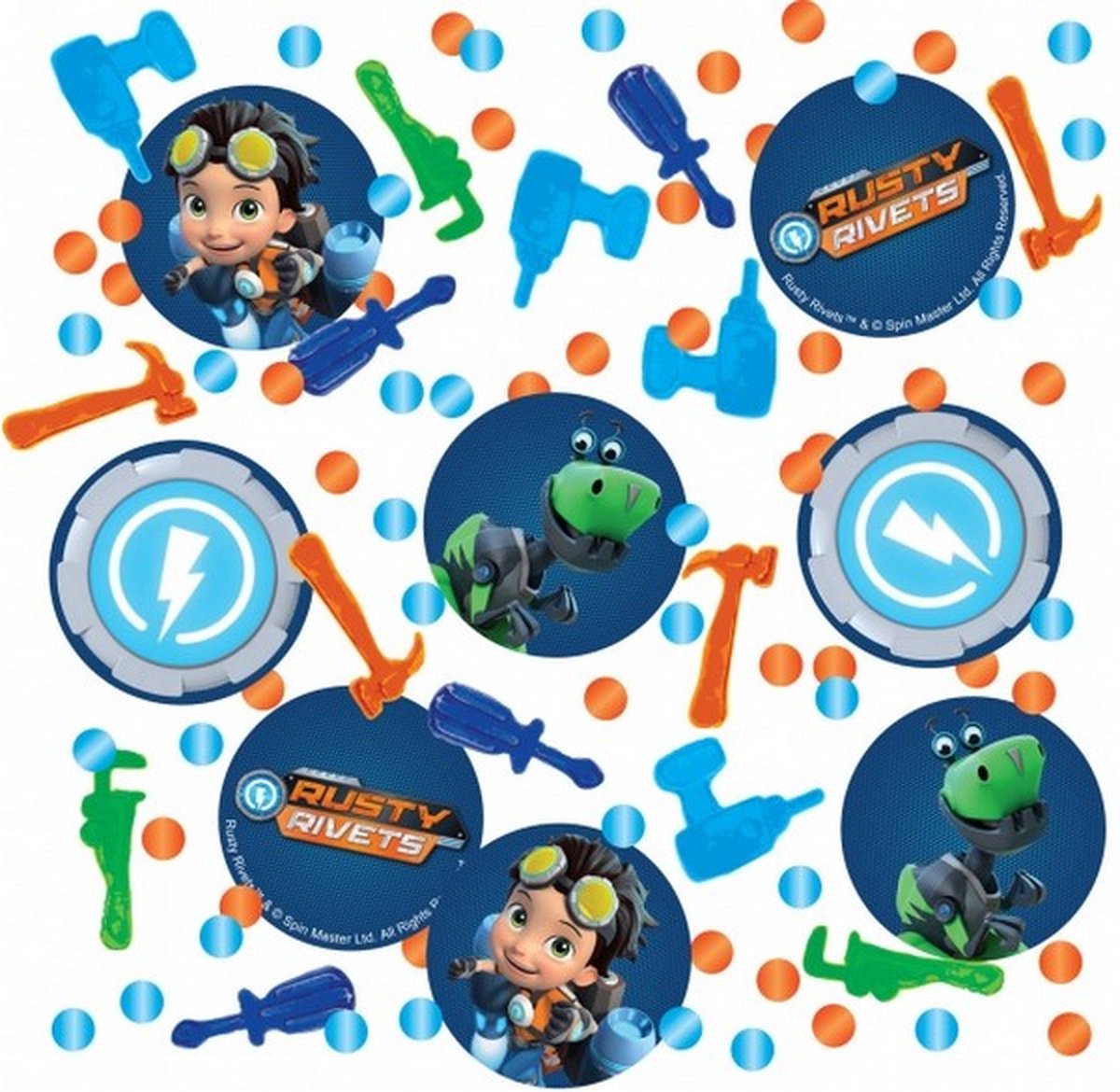 confetti Rusty Rivets 14 gram multicolor