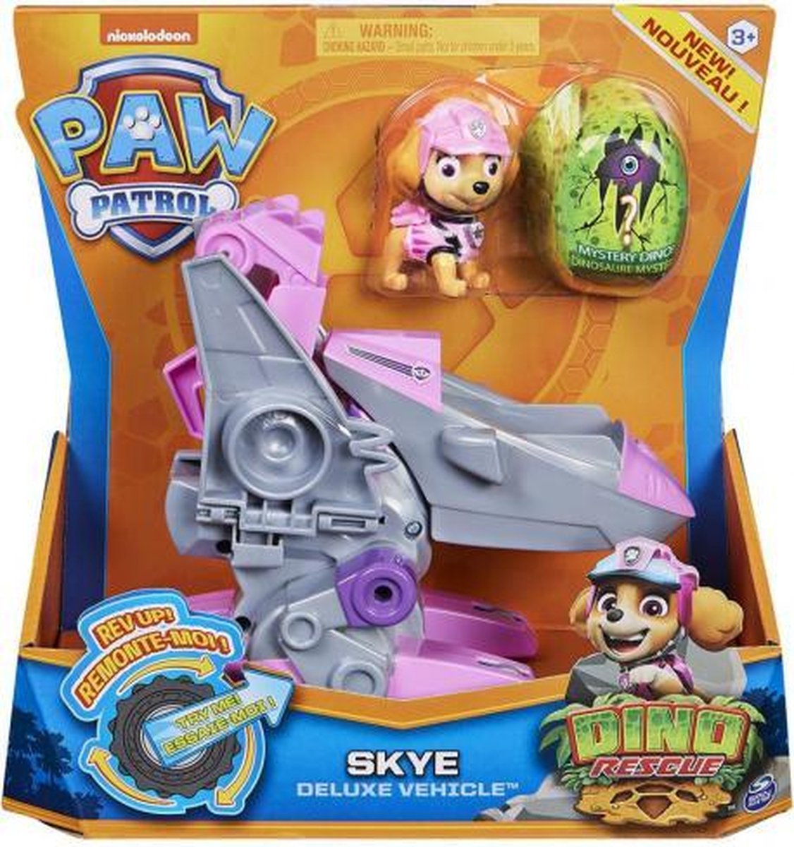 hulpvoertuig Dino Paw Patrol Skye junior 23 cm