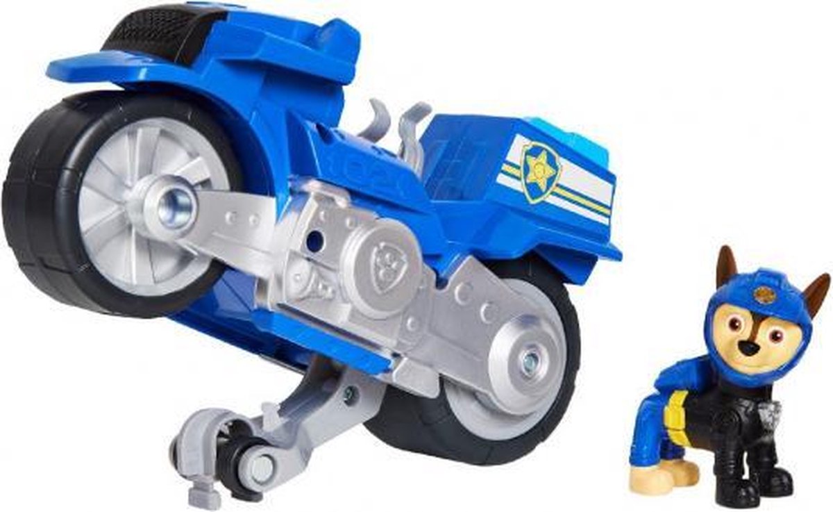 motor Paw Patrol Chase 21,6 x 16,5 cm blauw 2-delig