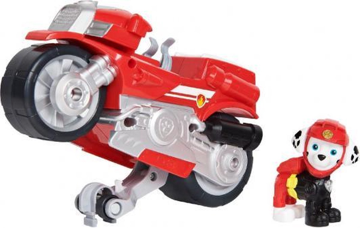 motor Paw Patrol Marshall 21,6 x 16,5 cm rood 2-delig