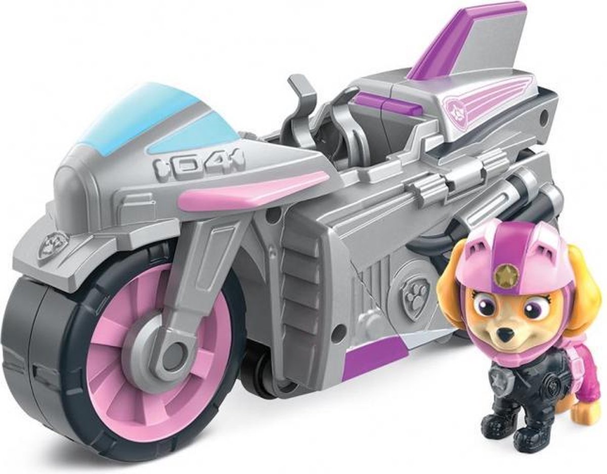 motor Paw Patrol Skye 10 cm roze 2-delig