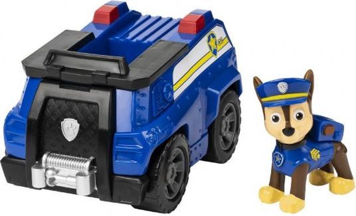 speelfiguur Chase Paw Patrol 12 cm blauw 2-delig