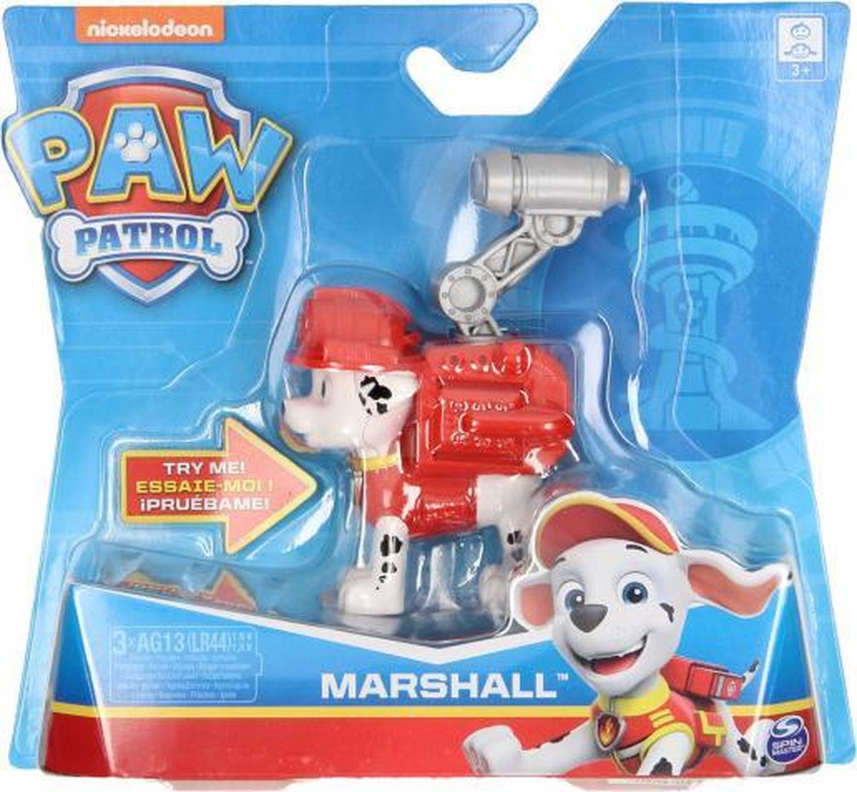 speelfiguur Paw Patrol Marshall rood/wit