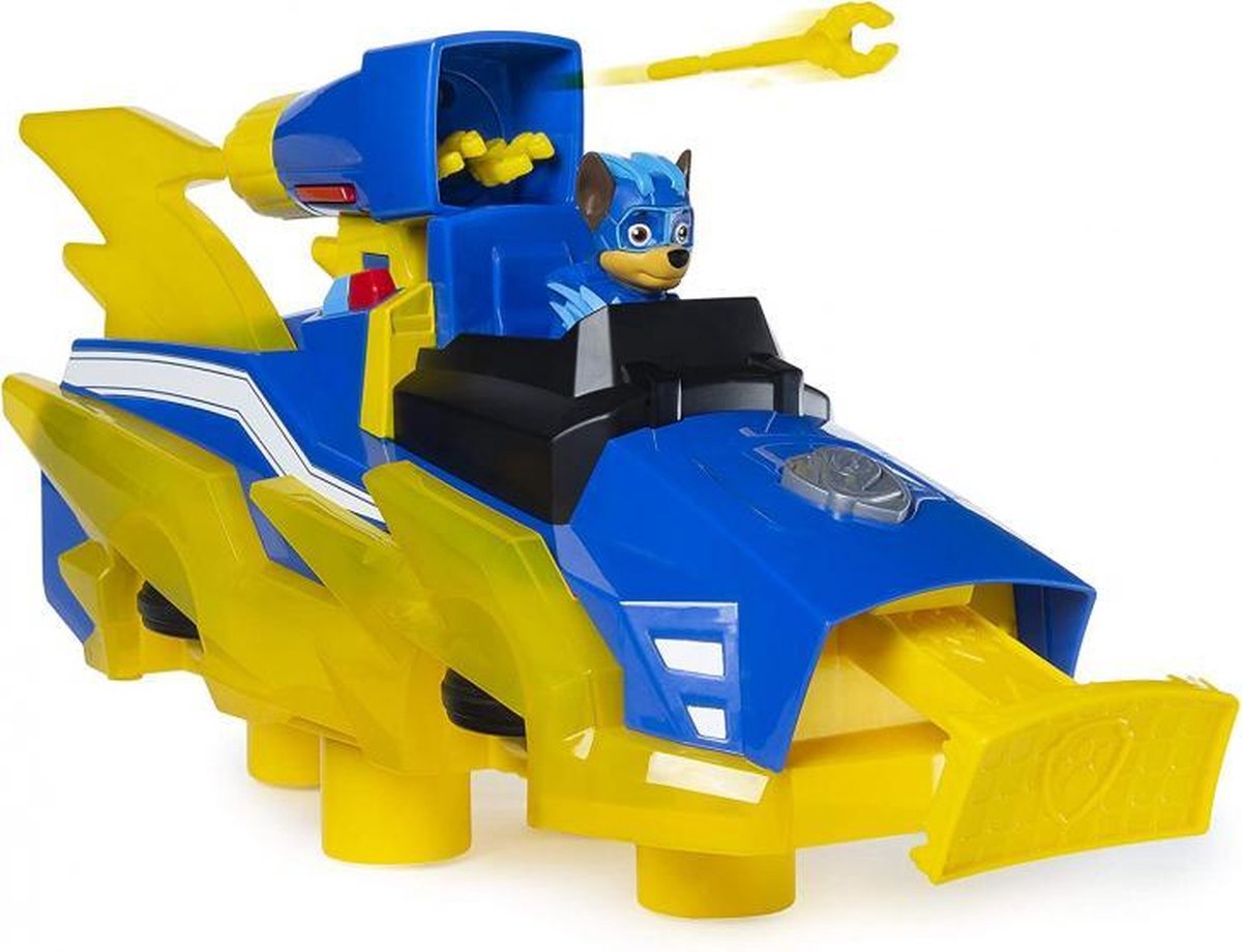 speelset Mighty Pups Chase Paw Patrol blauw/geel