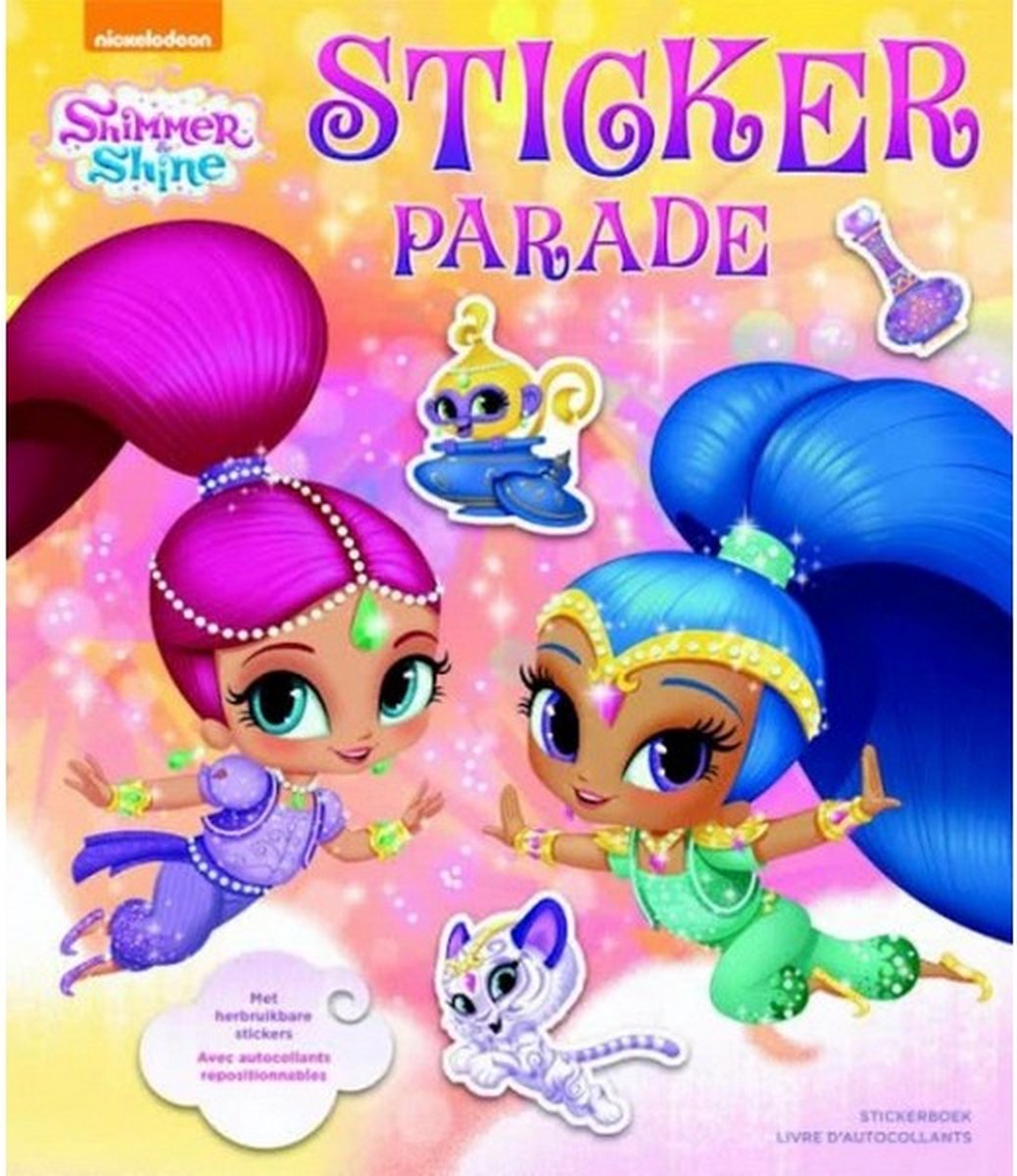 sticker- en kleurboek Shimmer en Shine 28 cm