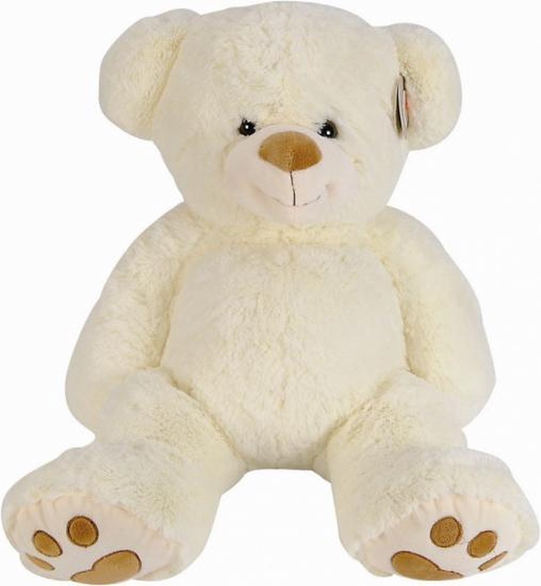 knuffelbeer klassiek junior 66 cm pluche cr√®mekleurig