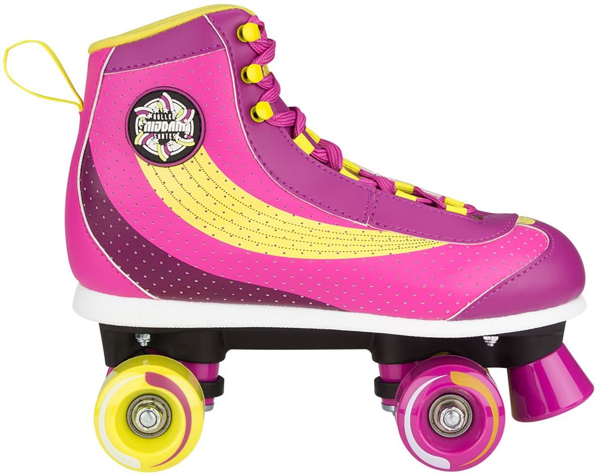 Nijdam Rolschaatsen - Sugar - Paars/Geel/Wit - 36