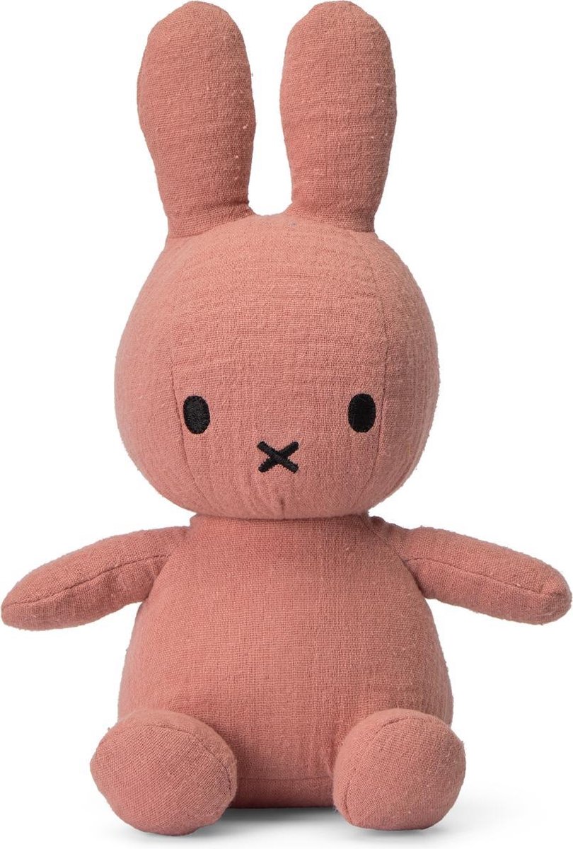 Miffy Sitting Mousseline Pink - 23 cm - 9