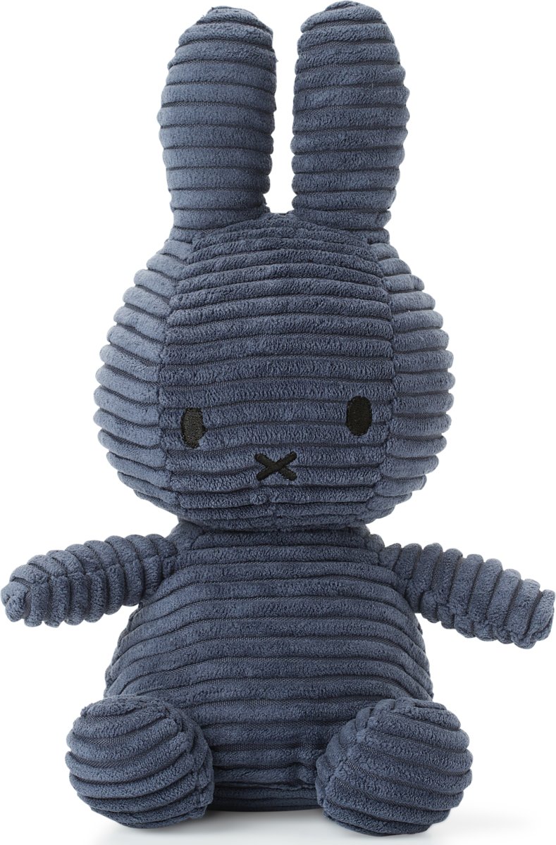 Nijntje Corduroy Blauw Knuffel - 24 cm - 9,5