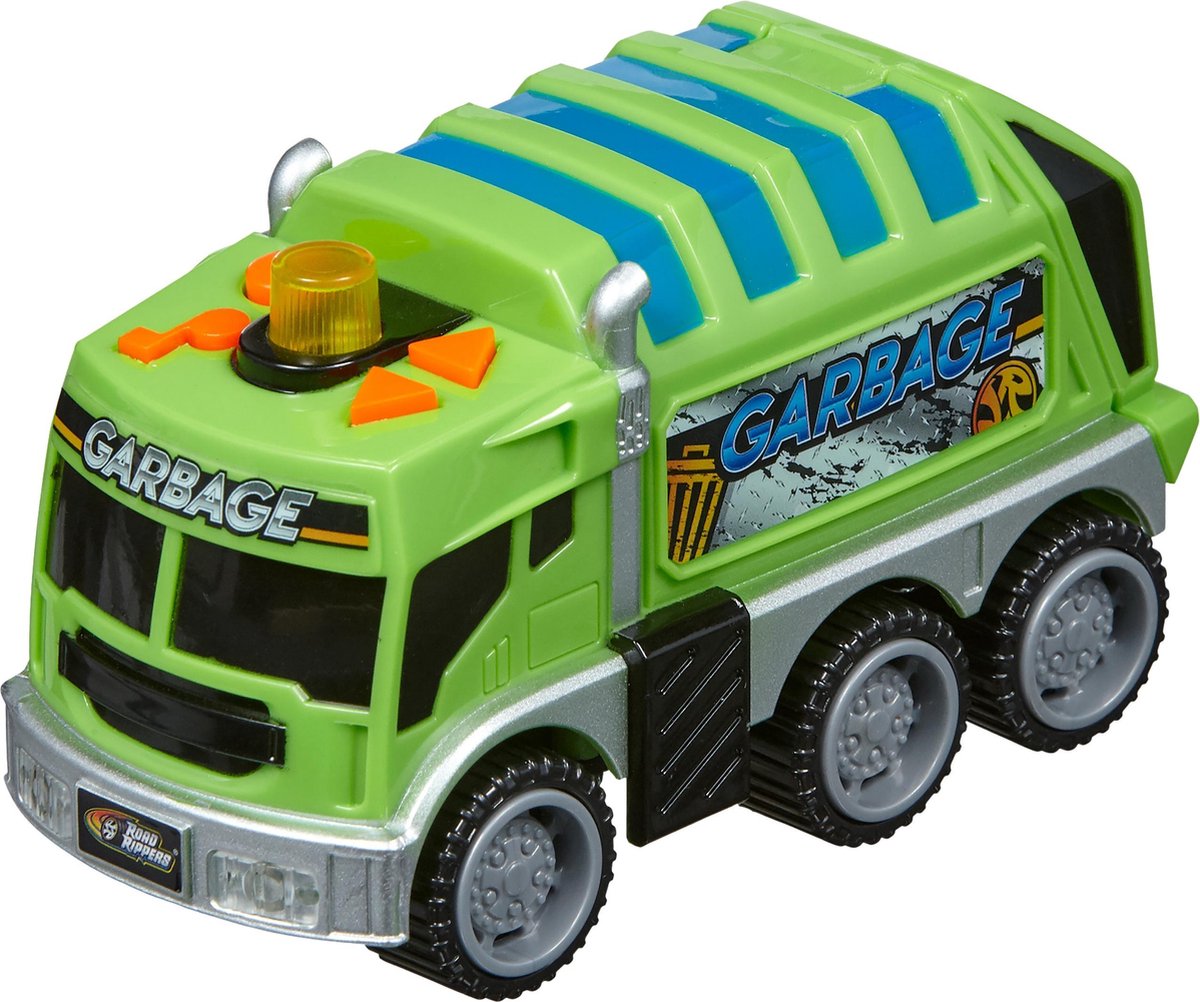 NIKKO - Road Rippers Auto Rush en Rescue - Vuilniswagen - 13 cm