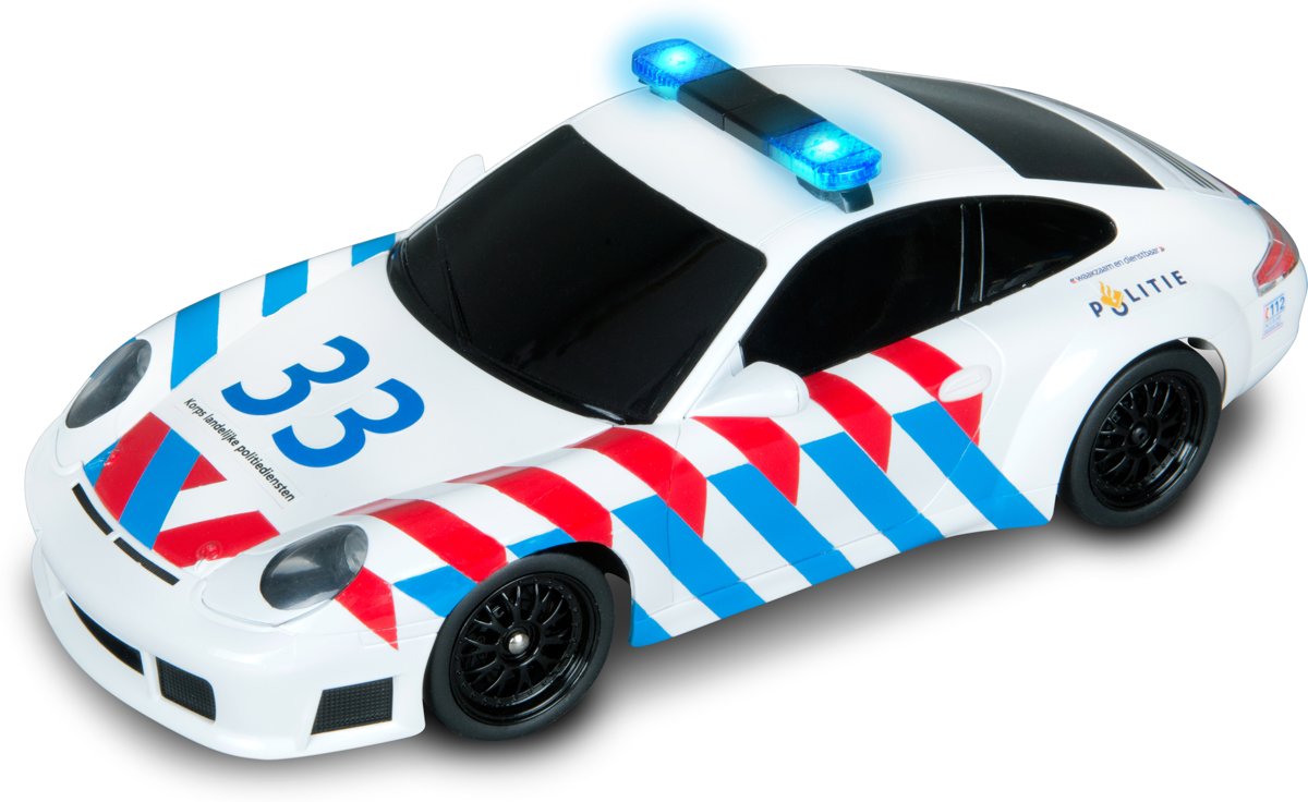 Nikko Porsche 911 Politie - Bestuurbare auto