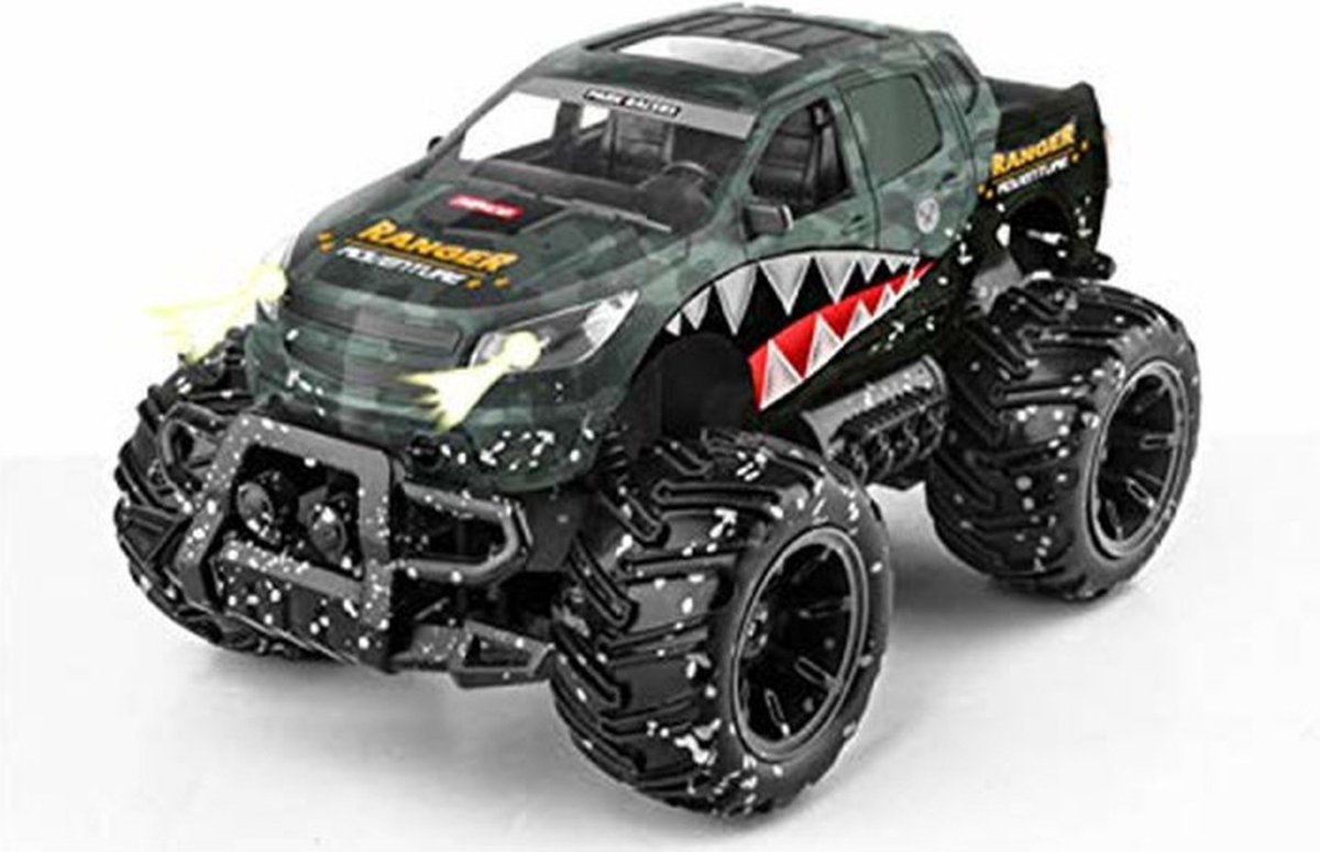   Monstertruck Rc Ranger Jongens 1:14 Rubber Groen 2-delig