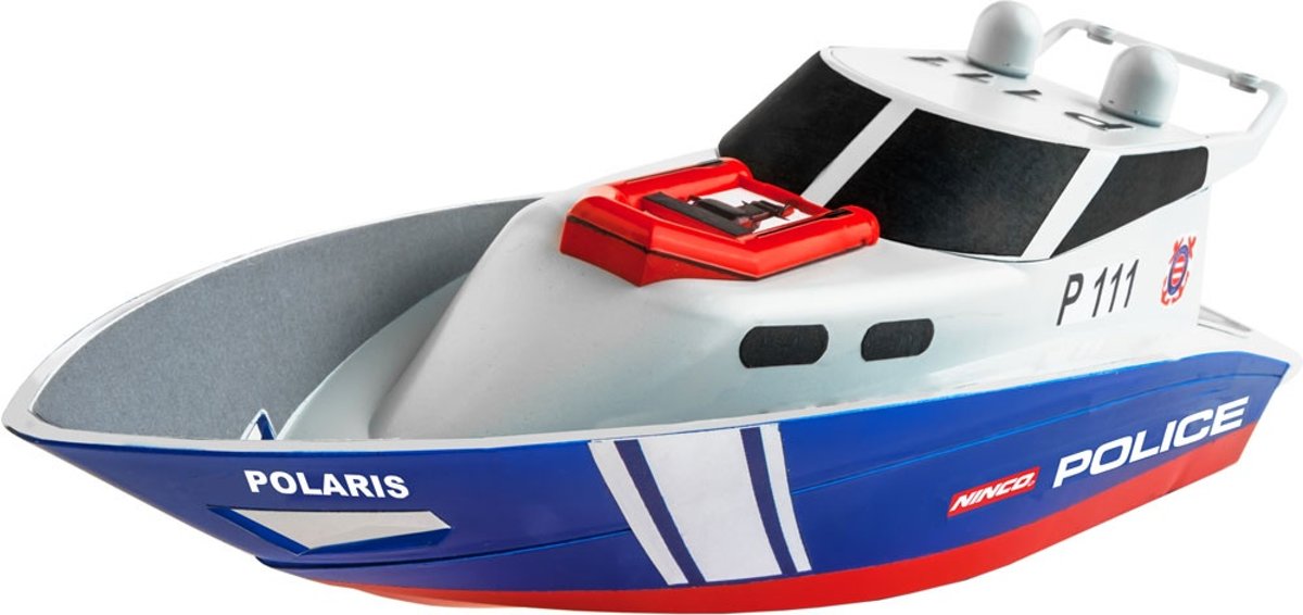 Ninco Rc Nincocean Politieboot 37 Cm Wit/blauw