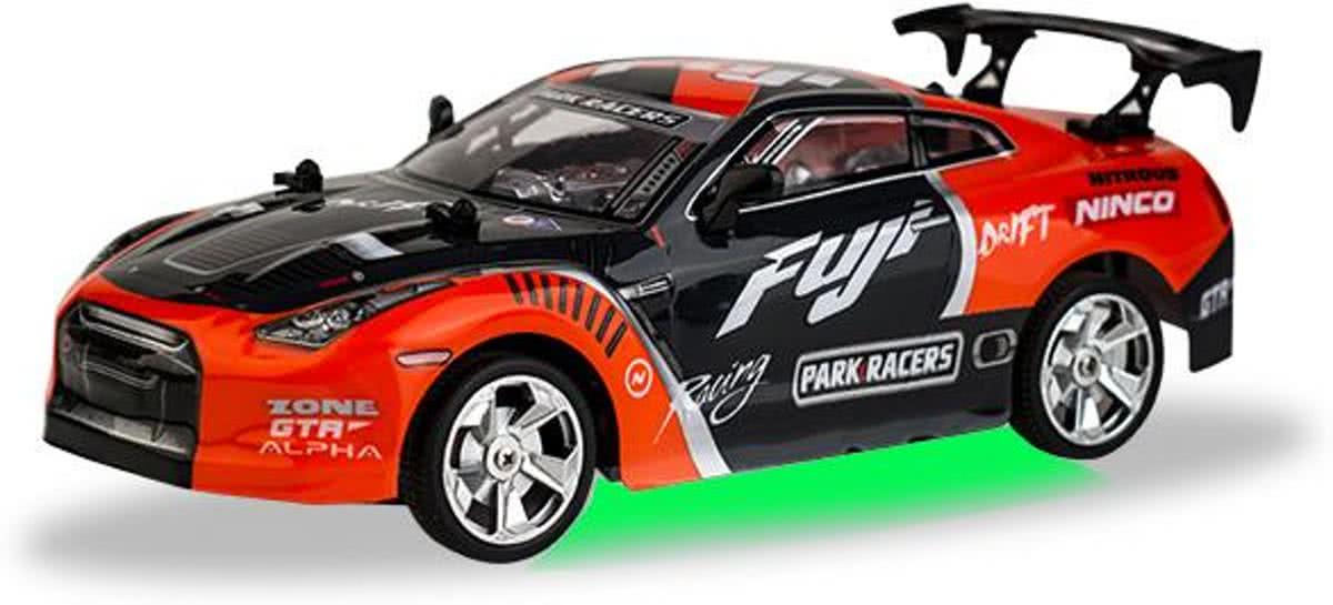 Parkracers Fuji - RC bestuurbare auto - Met neon verlichting