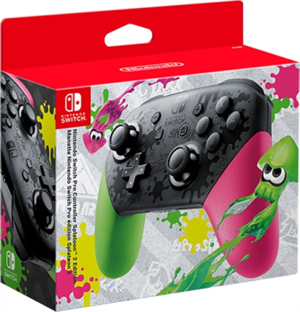 Nintendo Official Switch Pro Controller - Splatoon 2 Edition - US - Switch