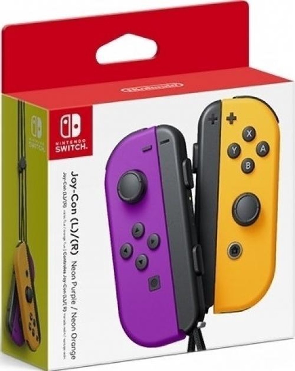 Nintendo Switch Joy-Con   Pair (Neon Purple / Neon Orange)