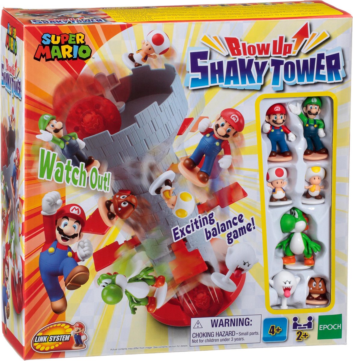 EPOCH: 7356 Super Mario Blow Up! Shaky tower