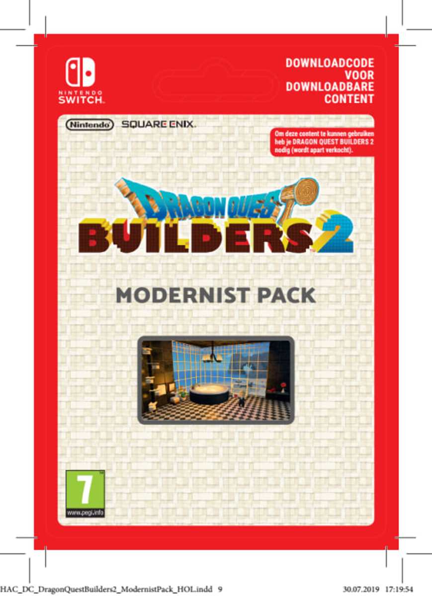 Dragon Quest Builders 2 - Modernist Pack