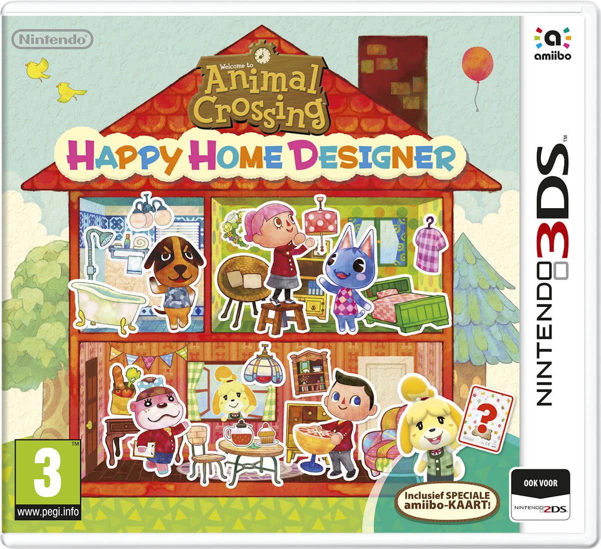 Animal Crossing, Happy Home Designer 3DS