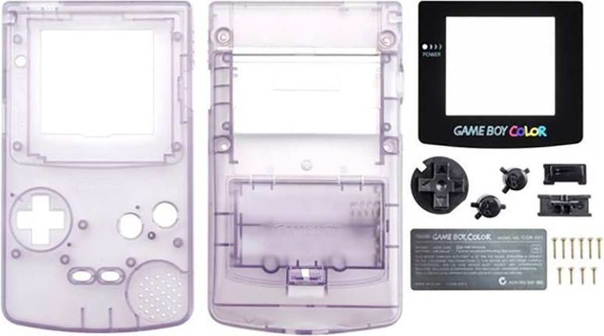 Gameboy Color Shell Doorzichtig