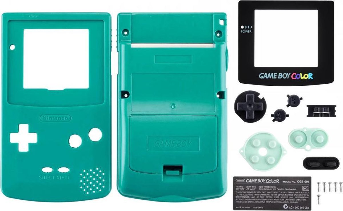 Gameboy Color Shell Jade