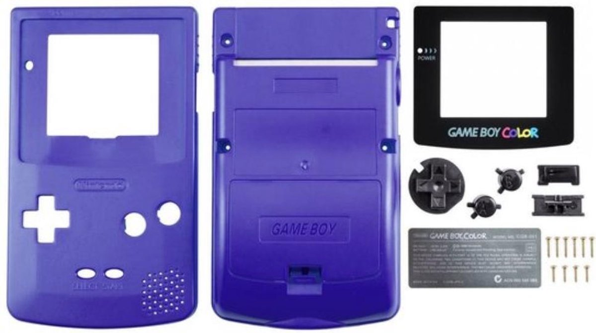 Gameboy Color Shell Paars