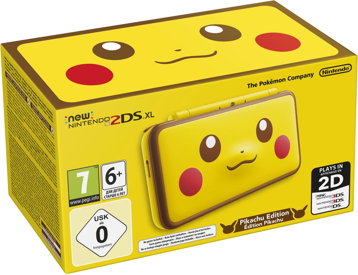 New Nintendo 2DS XL console - Pikachu Edition - 2DS