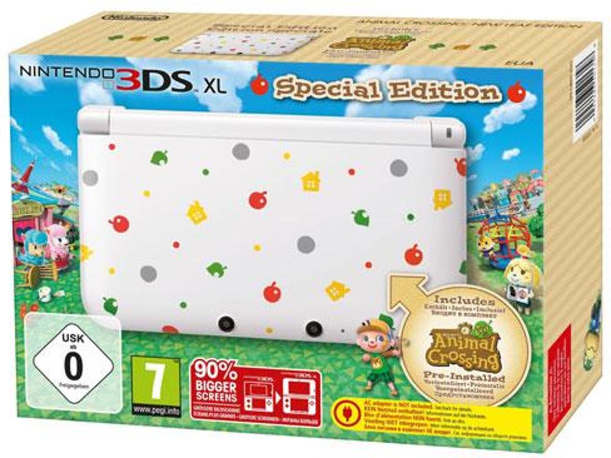 Nintendo 3DS XL - Limited Edition Wit + Animal Crossing: New Leaf