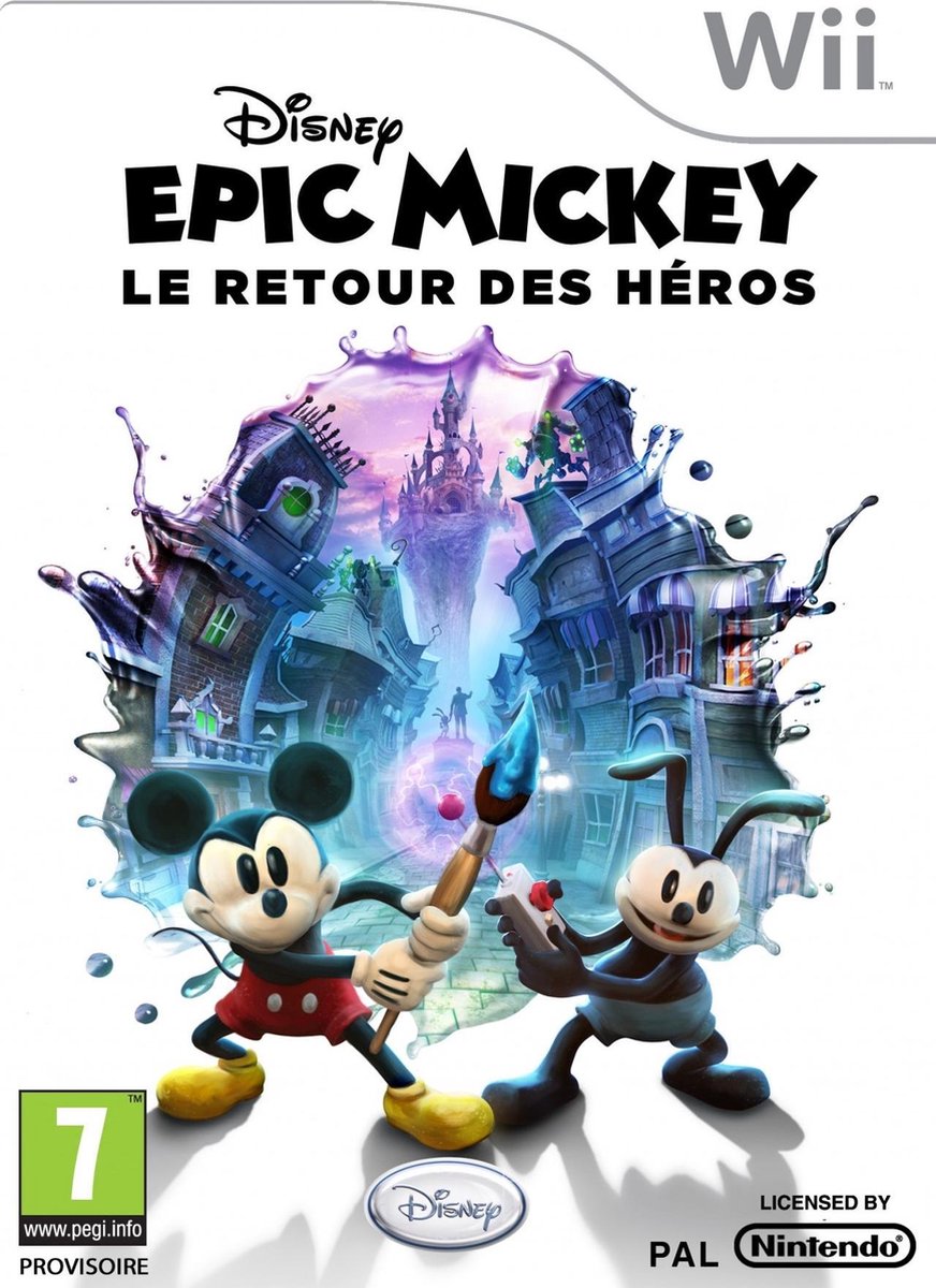 Nintendo Epic Mickey 2: The Power of Two, Wii video-game Basis Frans