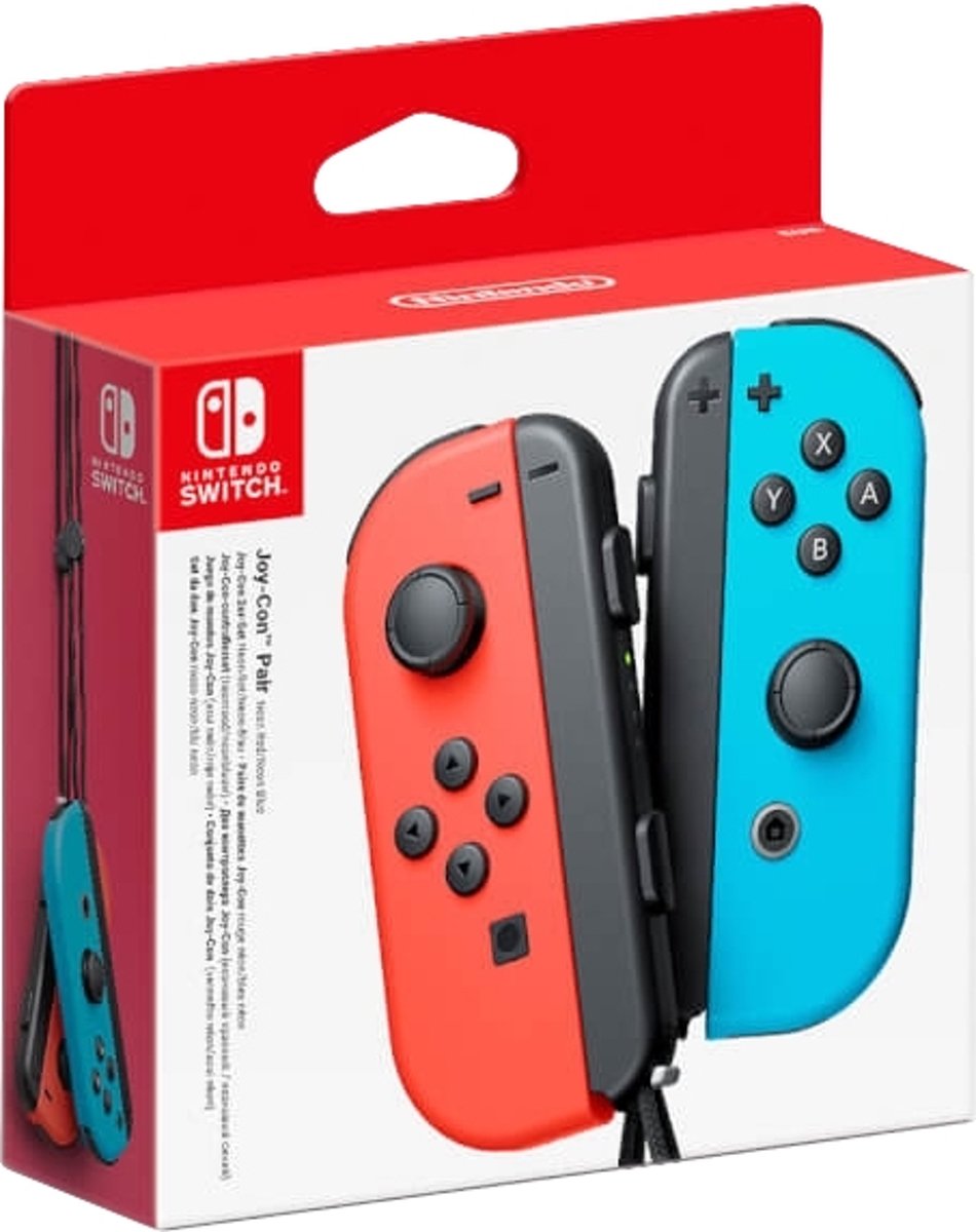 Nintendo Joy-Con (L/R) Gamepad Nintendo Switch Analoog/digitaal Bluetooth Blauw, Rood