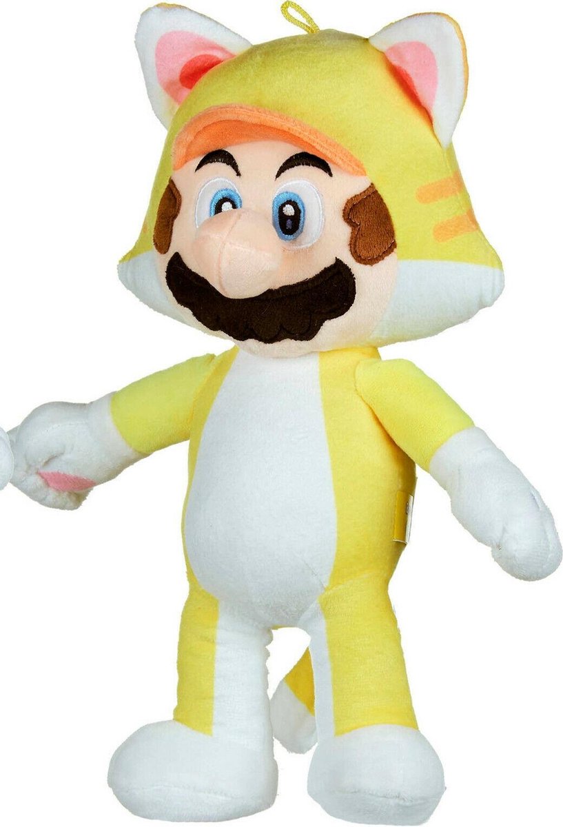 Nintendo Super Mario - Cat Mario Knuffel - 32 cm