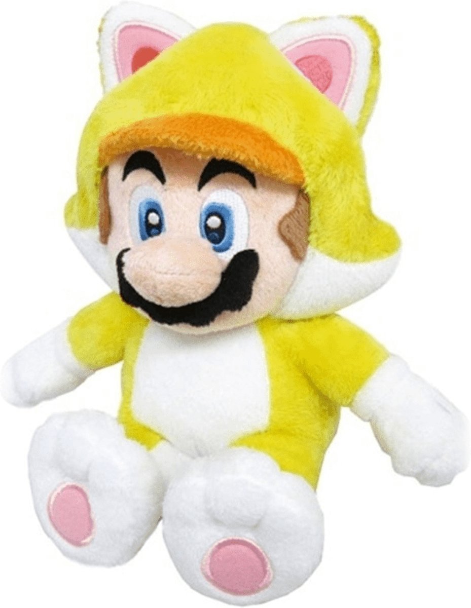 Nintendo Super Mario - Mario Cat Pluche 25cm