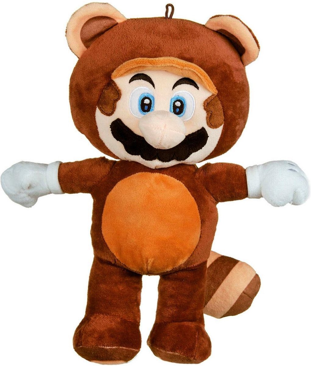 Nintendo Super Mario - Mario Raccoon / Tanooki Pluche 30cm