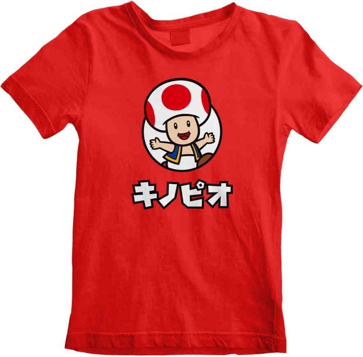 Nintendo Super Mario Kinder Tshirt -Kids tm 11 jaar- Toad Rood