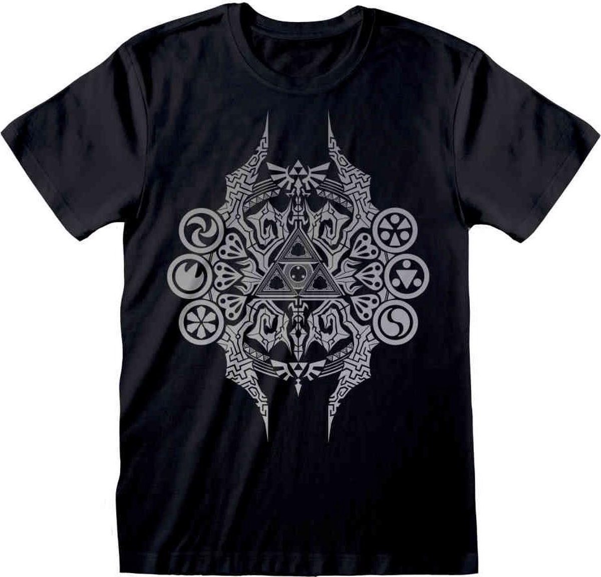 Nintendo Zelda Heren Tshirt -2XL- Deco Zwart