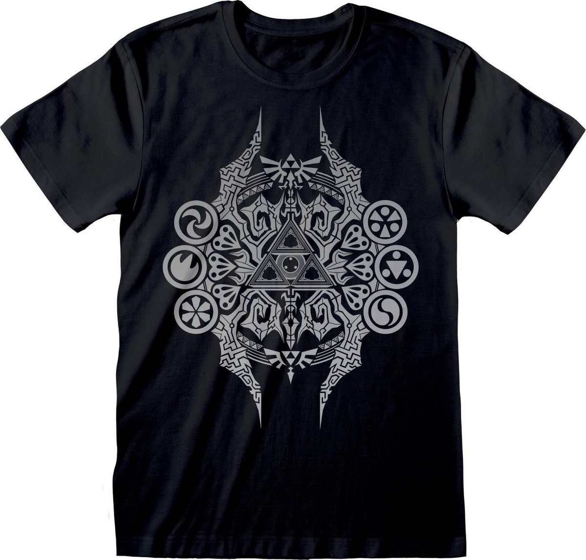 Nintendo Zelda Heren Tshirt -S- Deco Zwart