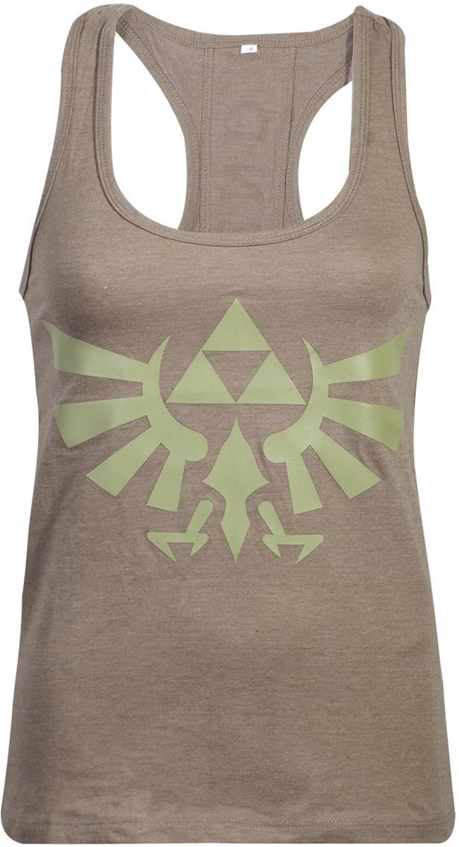   Zelda Tanktop -L- Gel Printed Groen