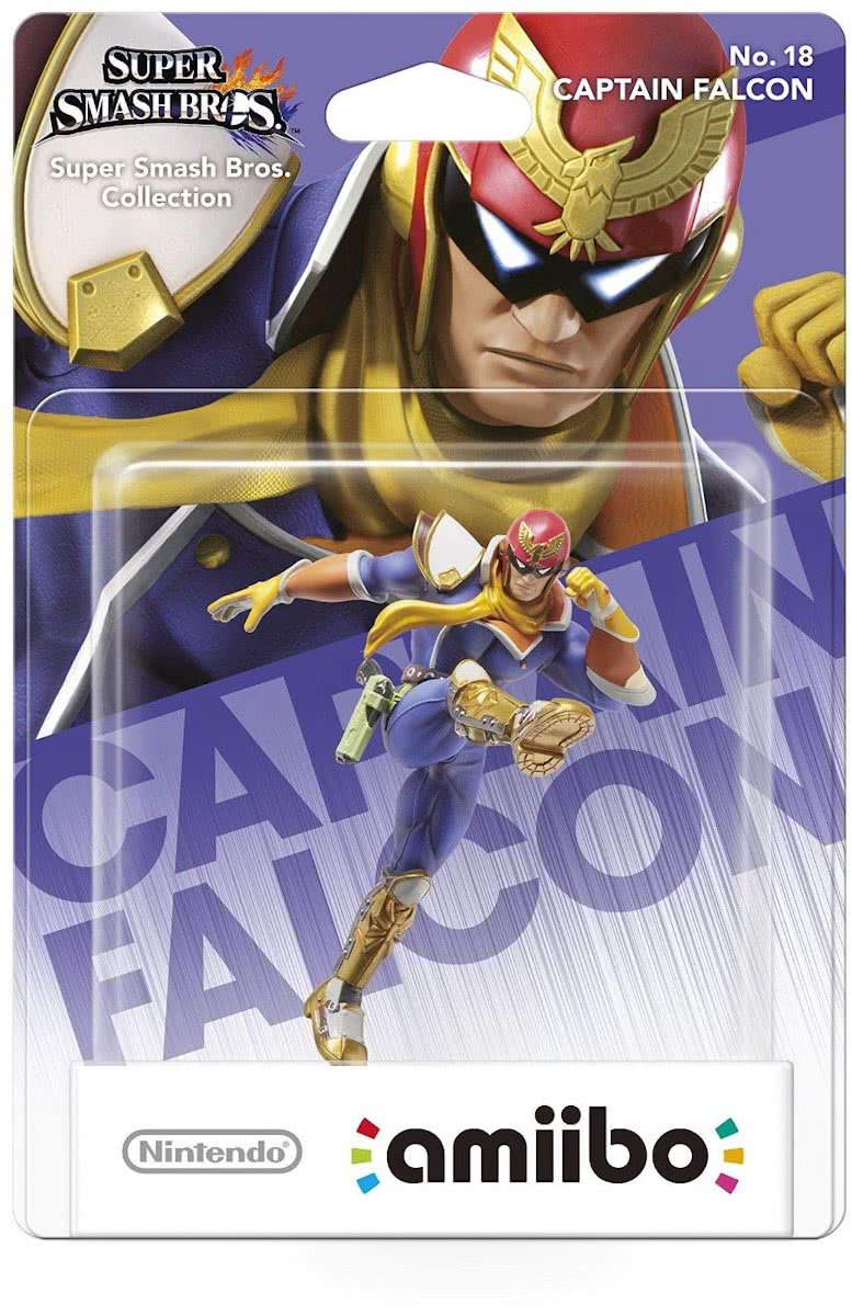 Nintendo amiibo Super Smash Figuur Captain Falcon - Wii U - NEW 3DS - Switch