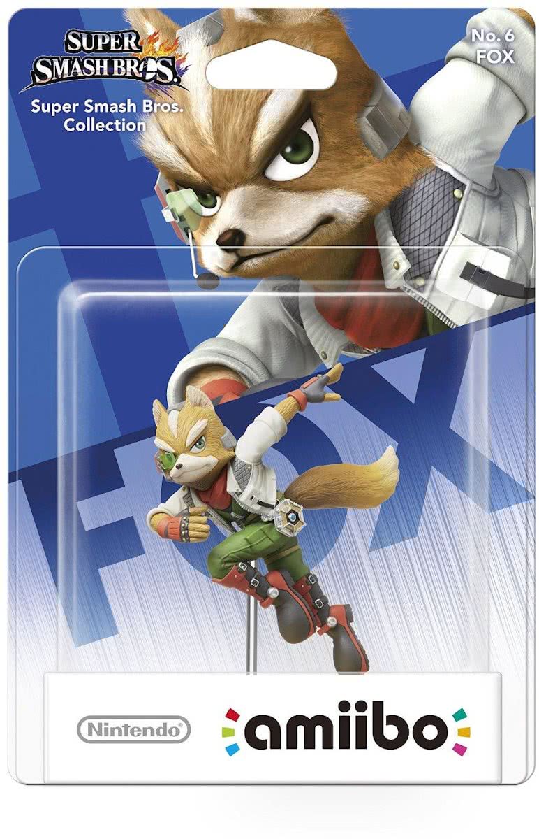   amiibo Super Smash Figuur Fox - Wii U - NEW 3DS - Switch