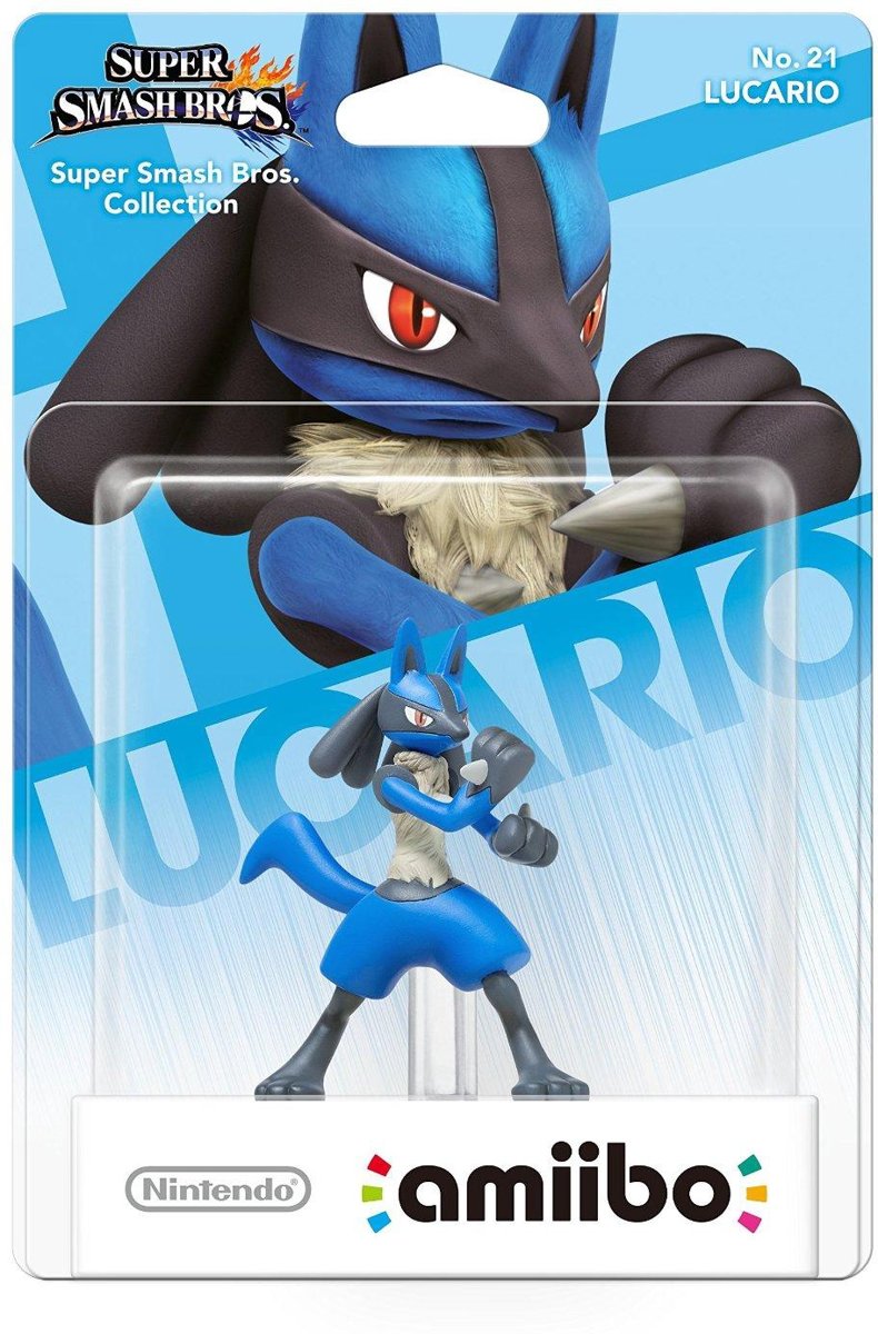 Nintendo amiibo Super Smash Figuur Lucario - Wii U - NEW 3DS - Switch