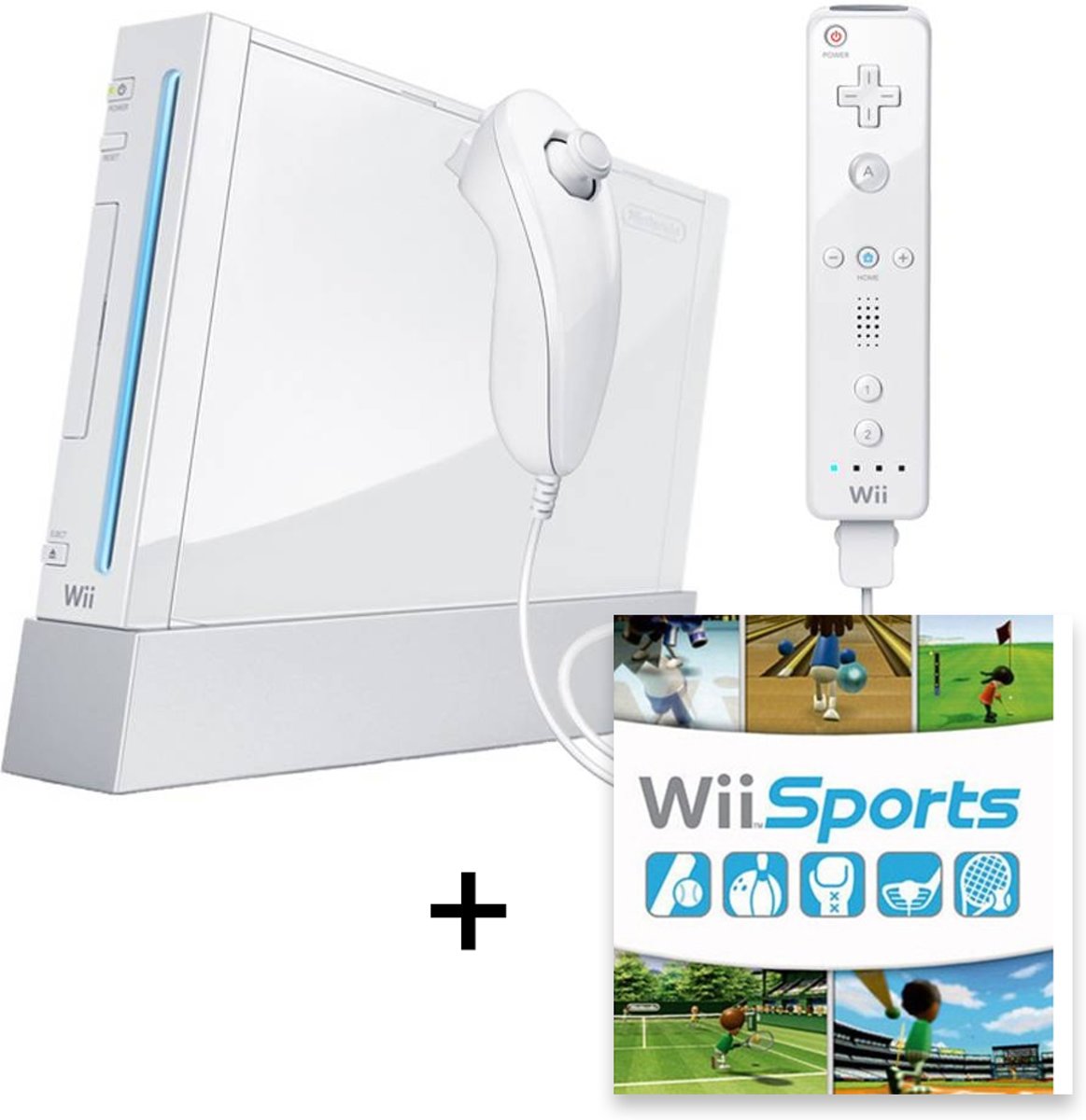 Refurbished Nintendo Wii (Wit) + Wii Sports