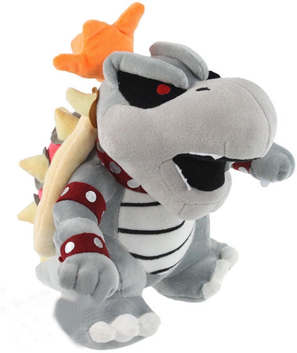 Super Mario Pluche Knuffel - Dry Bowser 23cm