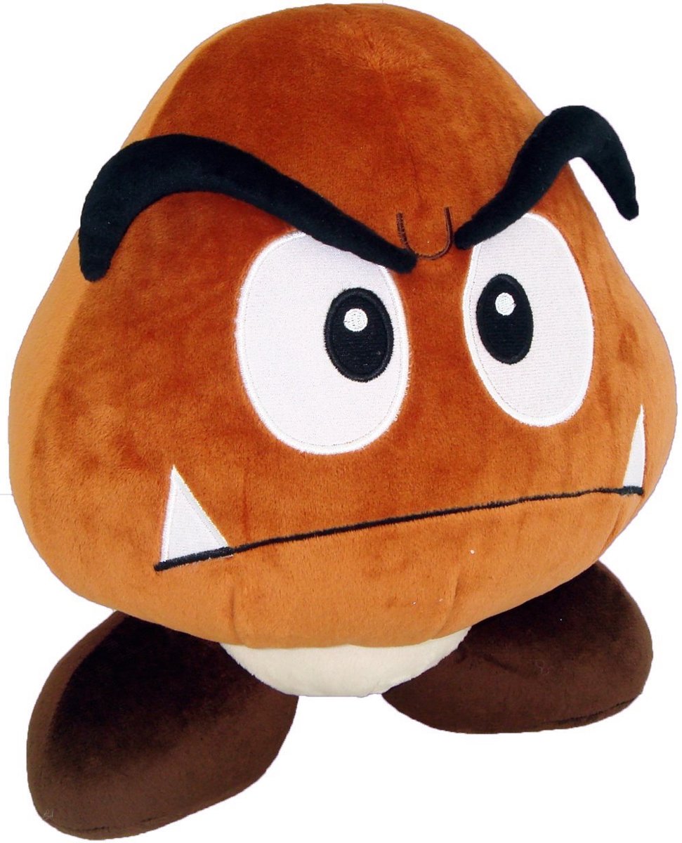 Super Mario Pluche Knuffel - Grand Goomba 30cm