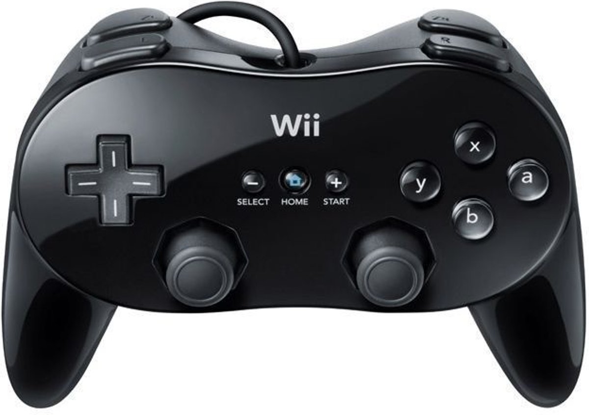 Wii Classic Controller Pro Black (import)