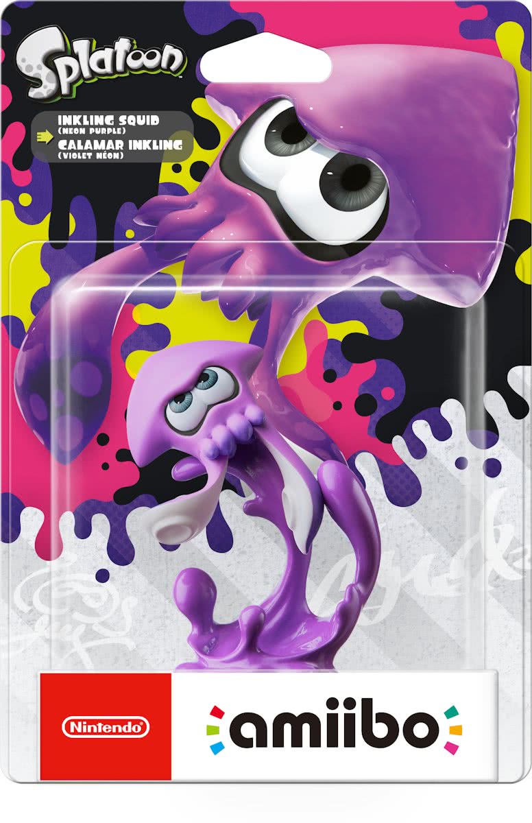 amiibo Splatoon Collection - Inkling Squid (Paars) - 3DS + Wii U + Switch